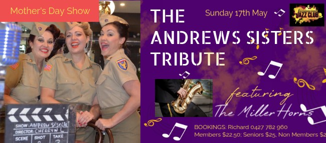 The Andrews Sisters Tribute &amp; The Miller Horns